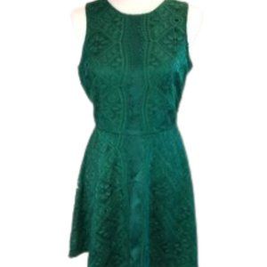 Adelyn Rae women’s green lace sleeveless dress size s